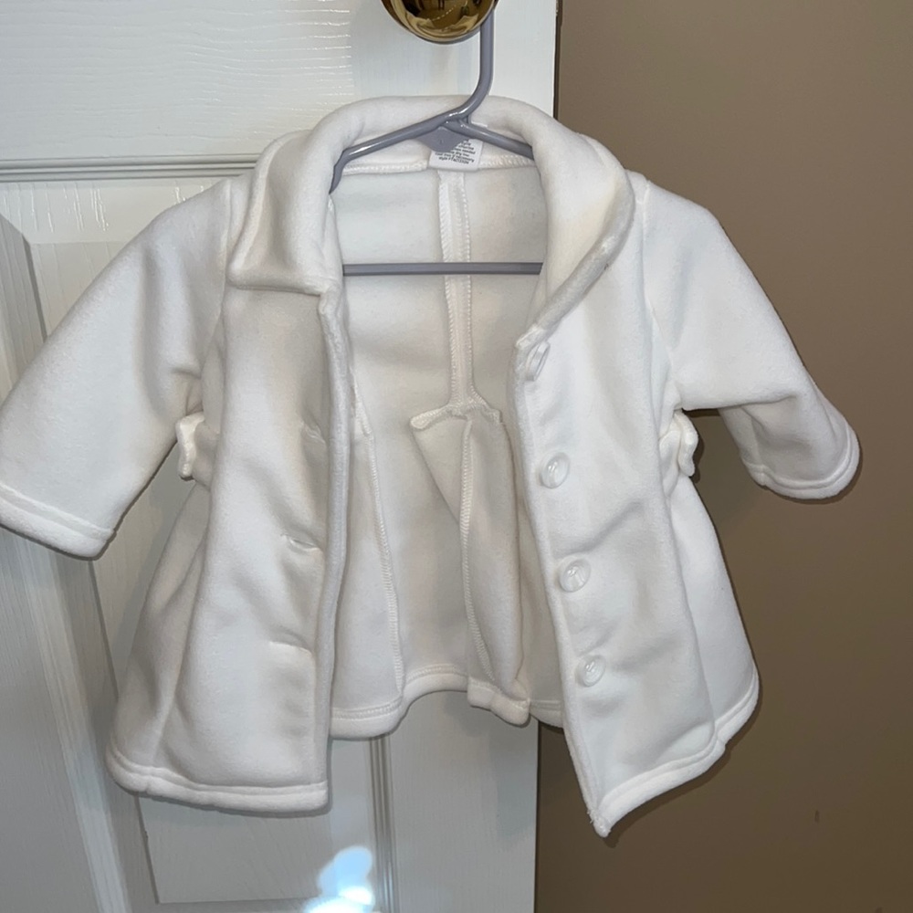 Baby Girl Cream colored Peacoat